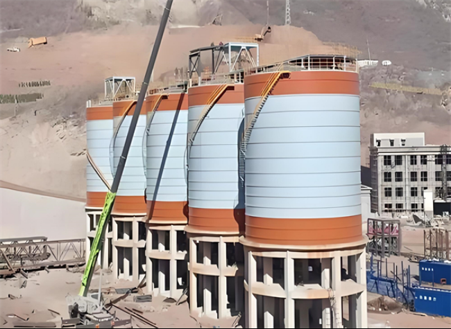 察雅高架钢板仓